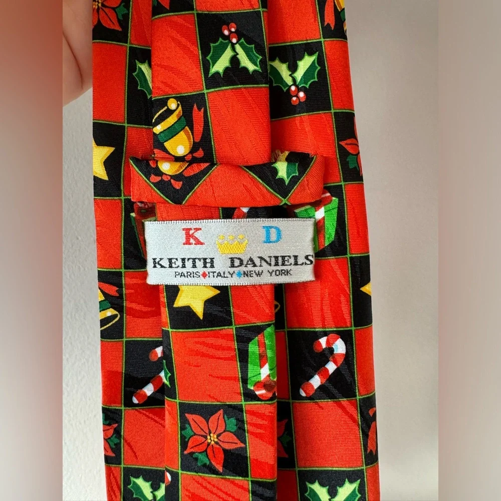 Keith Daniels Festive‎ Whimsical Holiday Men's Neck Tie